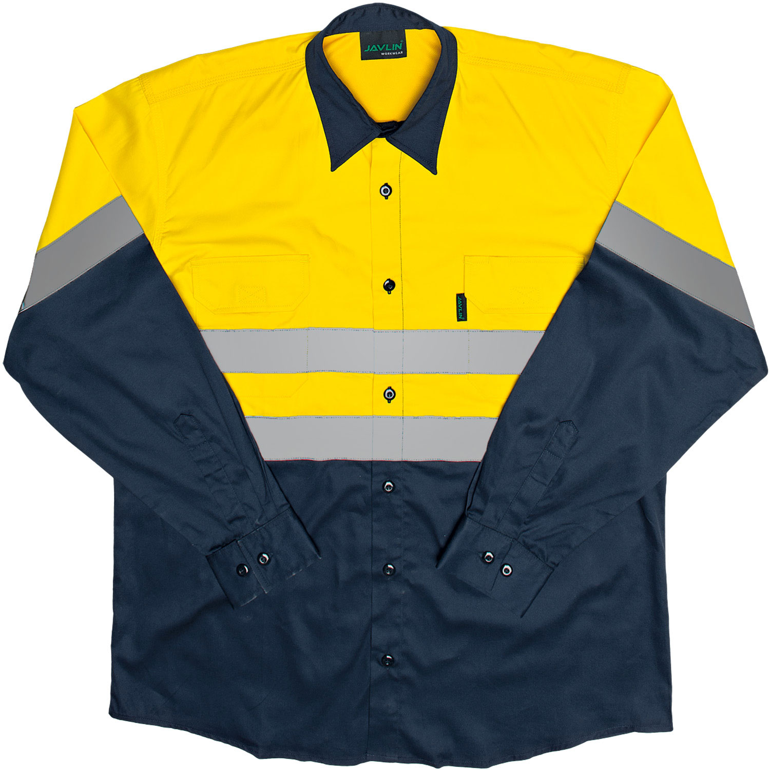 two-tone-vented-reflective-work-shirt